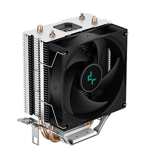 Кулер DEEPCOOL AG200 LGA1700/1200/115X/AM5/AM4 (36шт/кор, TDP 100W, PWM, Fan 92mm, 2 тепл.трубки прямого контакта) RET