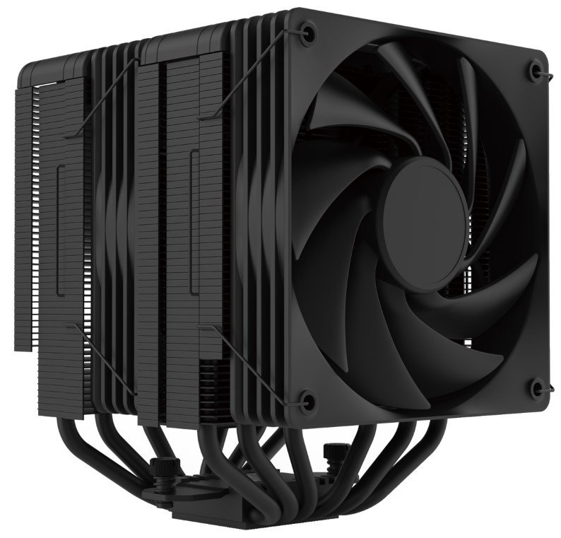 Кулер ZALMAN CNPS15X BP Black, 2x120mm Fans, 6 Heat Pipes, 4-Pin PWM, 600-2000 RPM, 32,9 DBA Max, Hydro Bearing, LGA1851/1700/1200/115X