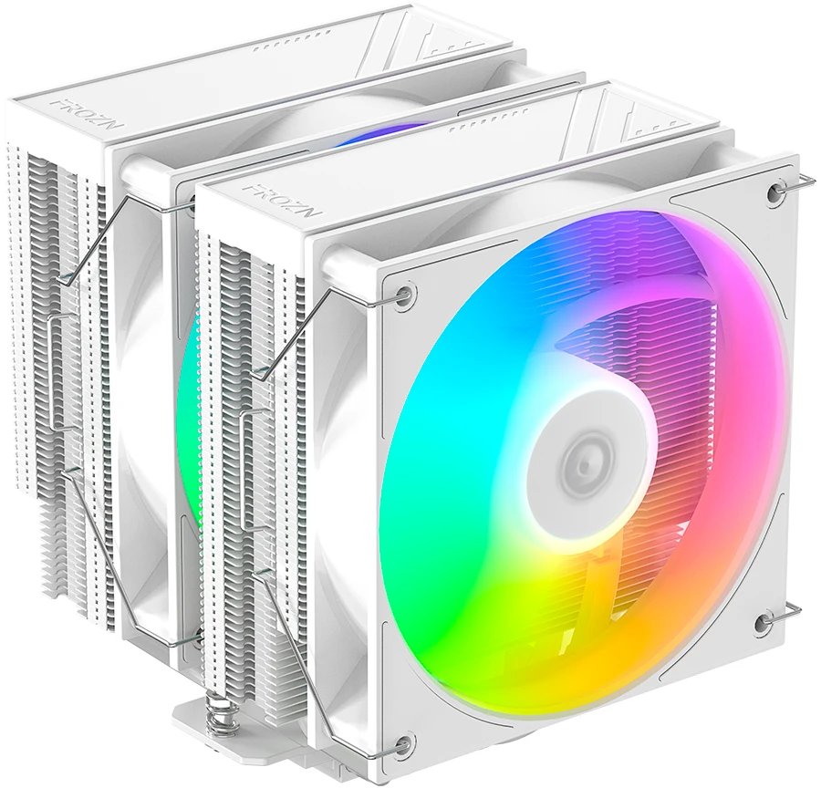 Кулер ID-COOLING Frozn A620 Pro XE ARGB Snow LGA1954/1851/1700/1200/115X/AM5/AM4 (TDP 260W, PWM, белый, 6 тепл.трубок + медная база)