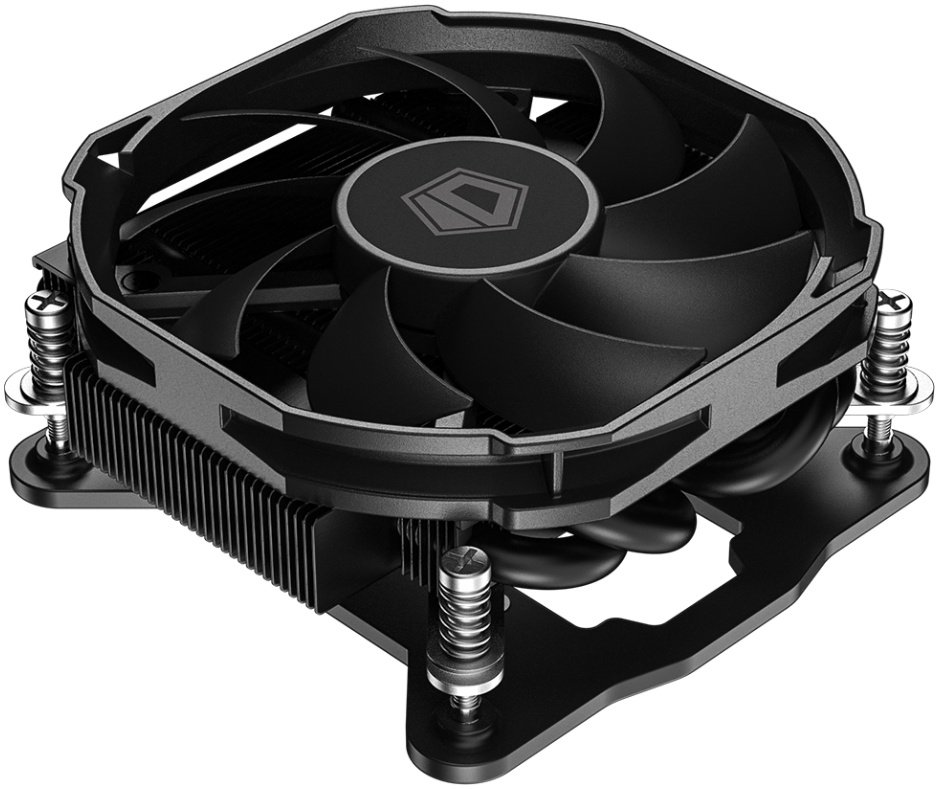 Кулер ID-COOLING IS-30i Black LGA1700/1200/115X низкопрофильный высота 30mm (36шт/кор, TDP 100W, PWM, 4 тепл.трубки прямого контакта, FAN 92mm) BOX
