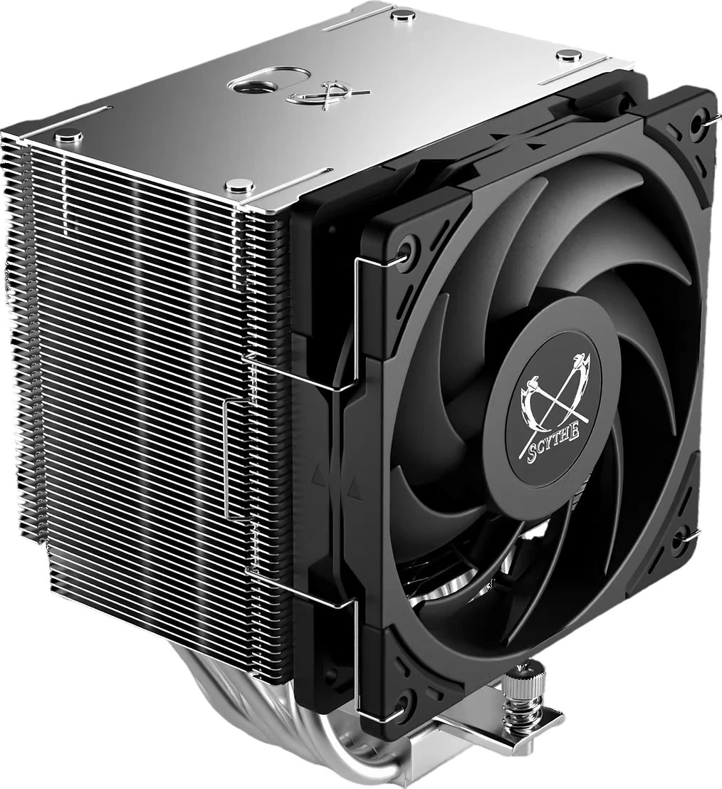 Кулер Scythe Mugen 6 Black/Silver (SCMG-6000) (230W, 4-pin PWM, 154mm, Al/Cu, 6x6mm, 1x120mm, 60.29CFM, 26.88dBA, 2000RPM)
