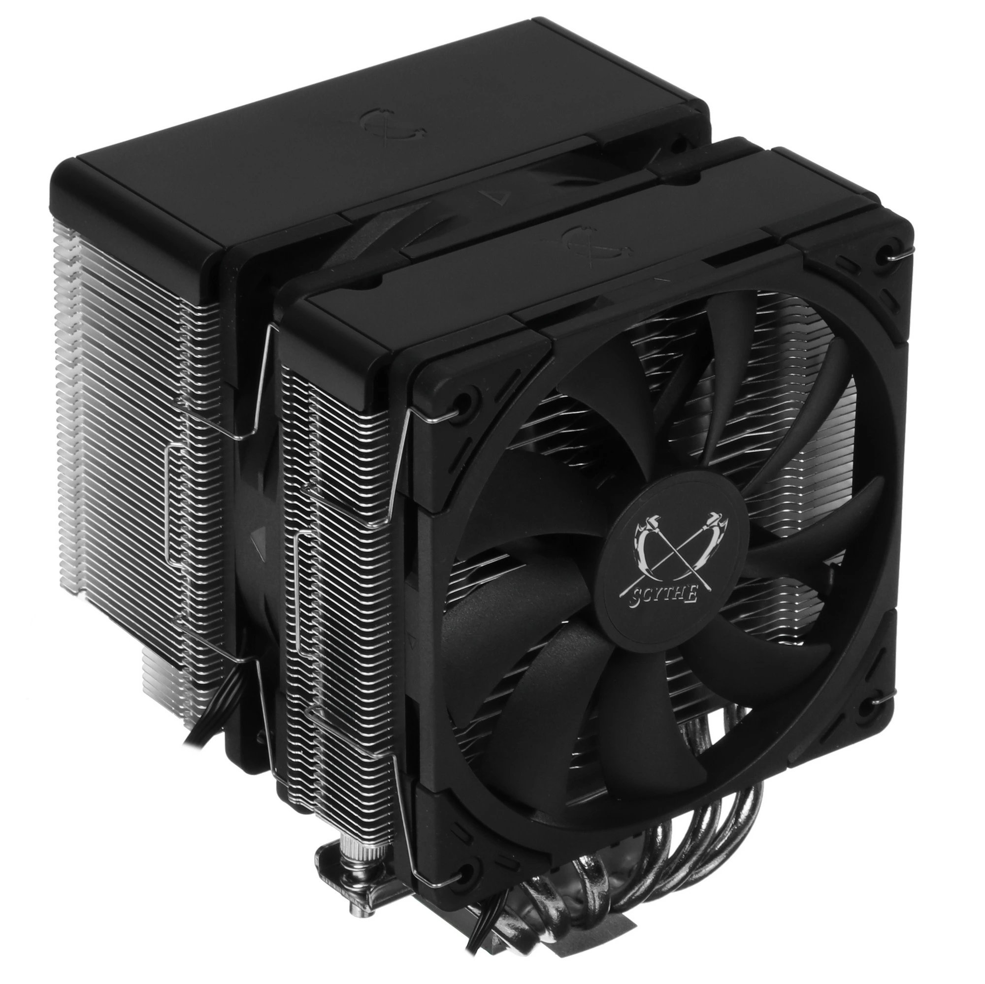 Кулер Scythe Fuma 3 Black/Silver (SCFM-3000) (230W, 4-pin PWM, 154mm, Al/Cu, 6x6mm, 2x120mm, 39.44/67.62CFM, 23.8/28.6dBA)