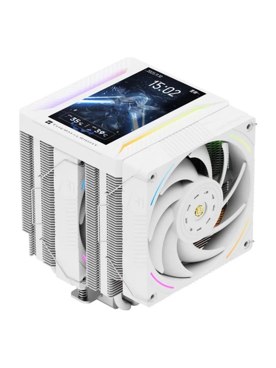 Кулер Thermalright Peerless Assassin Vision 120 Max ARGB White LGA115X/1200/1700/1851AM4/AM5 (Dual Tower, 2x120mm ARGB PWM Fan, медное основание, 6 т