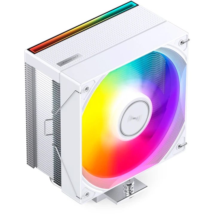 Кулер JONSBO CB40 White LGA1851/1700/1200/115X/AM5/AM4 (TDP 225W, PWM, 120mm ARGB LED Fan, 4 тепловые трубки, 4-pin, белый) Retail