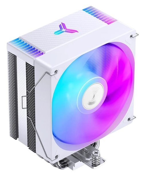 Кулер JONSBO CR-1000 Max V2 Color White LGA1851/1700/1200/115X/AM5/AM4 (TDP 230W, PWM, 120mm Dynamic Multi-Color LED Fan, 6 тепловых трубок)