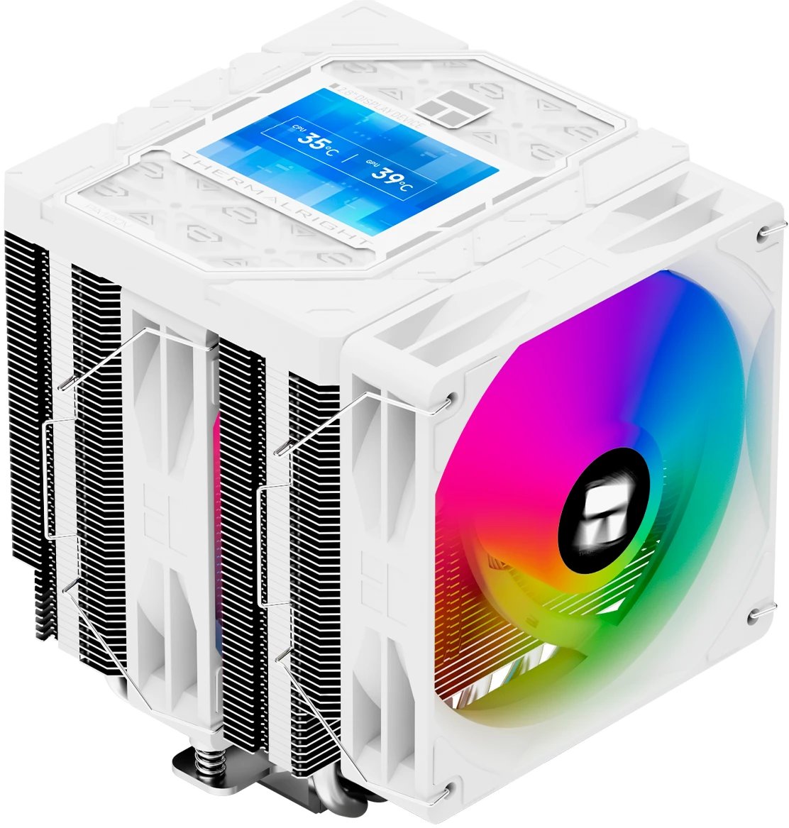 Кулер Thermalright Peerless Assassin 120 Vision ARGB White LGA115X/1200/1700/1851AM4/AM5 (Dual Tower, 2x120mm ARGB PWM Fan, медное основание)