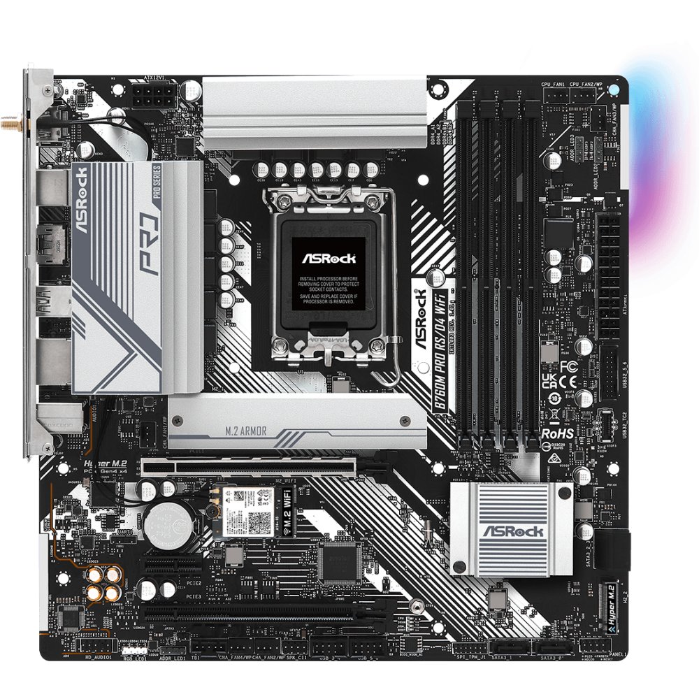 Материнская плата ASRock B760M Pro RS/D4 Wifi