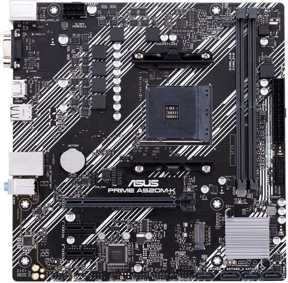 Материнская плата (90MB1500-M0EAY0) PRIME A520M-K