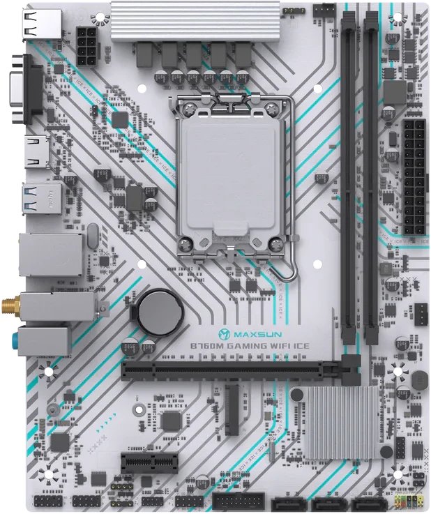 Материнская плата MAXSUN MS-B760M Gaming WiFi Ice