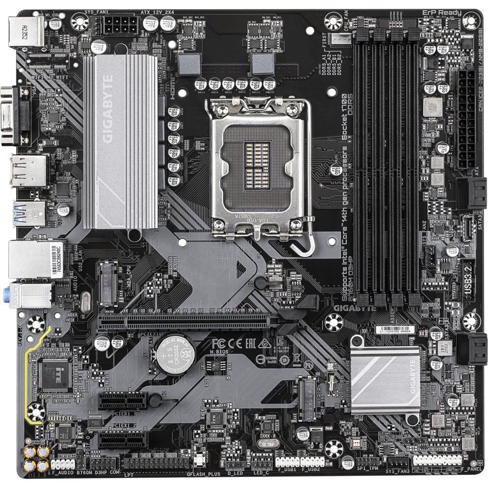 MB s1700 Gigabyte B760M D3HP, Intel B760, 4xDDR5