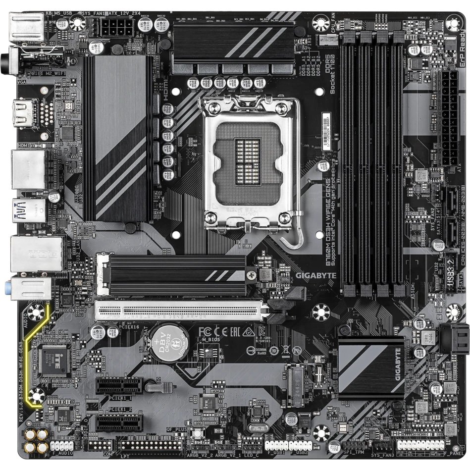 Материнская плата GIGABYTE B760M DS3H Wifi6E GEN5