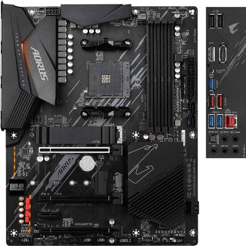 Материнская плата GIGABYTE B550 AORUS Elite V2