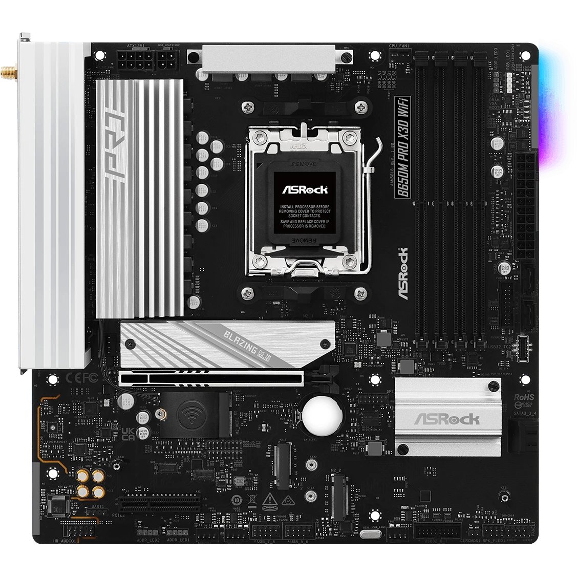 Материнская плата Asrock B650M Pro X3D WiFi