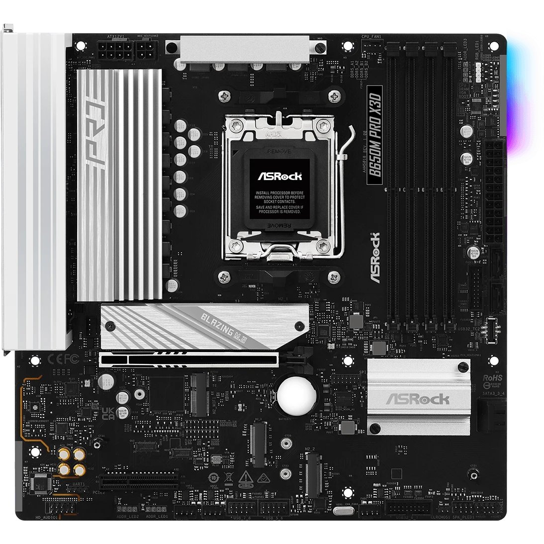 Материнская плата Asrock B650M Pro X3D