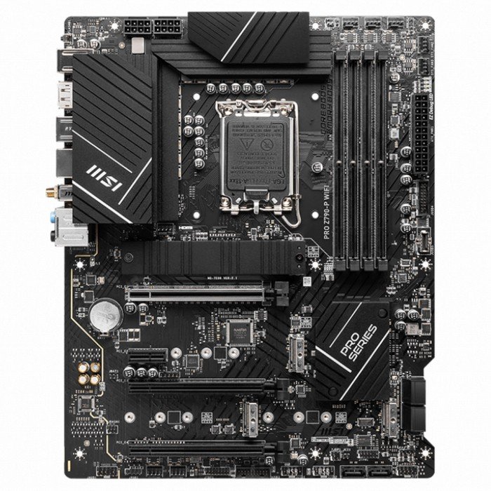 MB s1700 MSI PRO Z790-P WiFi, 4*DDR5, 3*PCIEx16, 1*PCIEx1, 4*M.2, 2*TypeC, 1*USB3.2Gen2, 6*USB3.2Gen1, 16*USB2.0, 6*SATA3.0, 2.5G, DP, HDMI, ATX, RTL