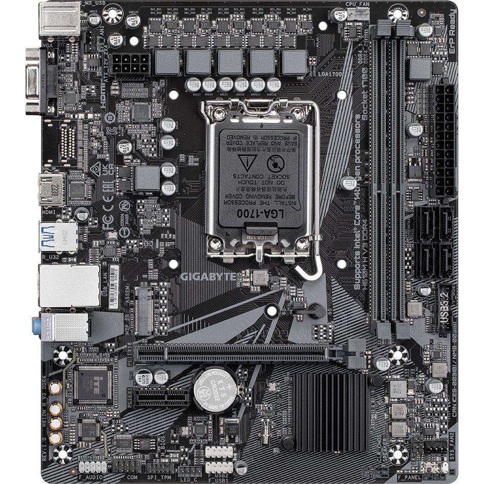 MB s1700 Gigabyte H610M H V3 DDR4 Soc-1700 Intel H610 2xDDR4 mATX AC`97 8ch(7.1) GbLAN+VGA+HDMI