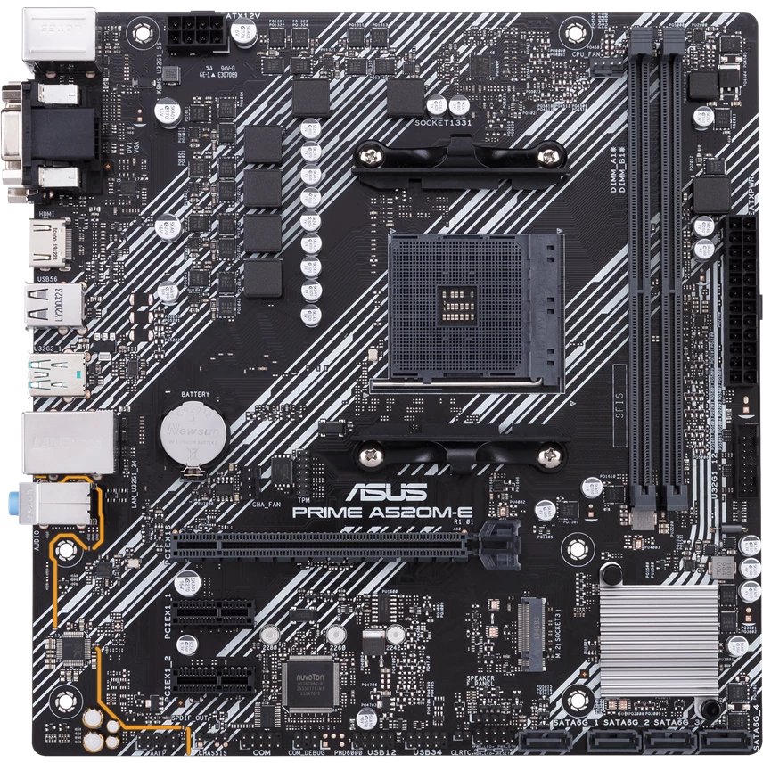 Материнская плата Asus Prime A520M-E/CSM