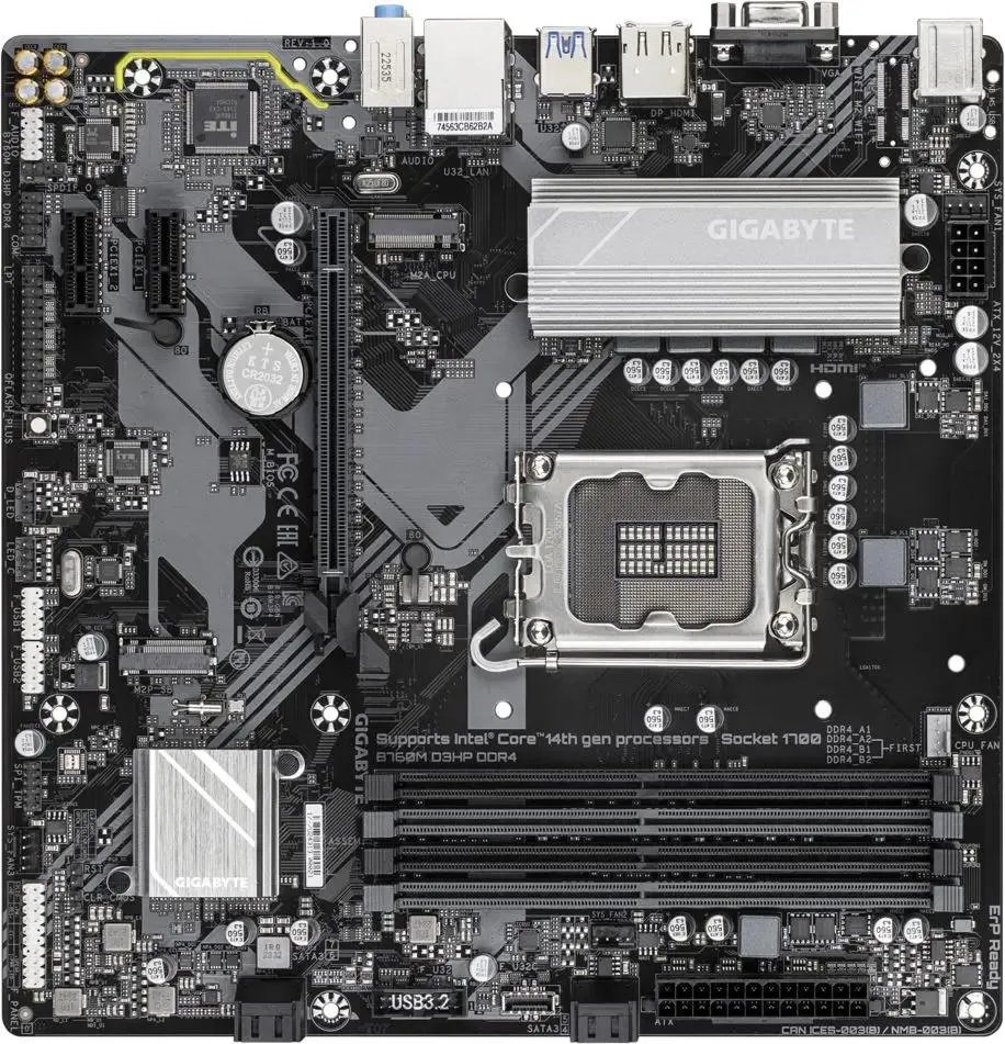 Материнская плата Gigabyte B760M D3HP DDR4