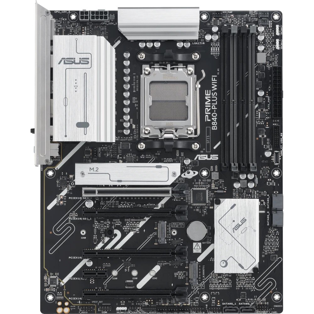 MB sAM5 ASUS PRIME B840-PLUS WIFI ATX 4xDDR5 4xPCIEx16 PCIEx1 3xM.2 USB-C DP HDMI 2.5GLAN Wi-Fi 6Е (90MB1IZ0-M0EAY0)