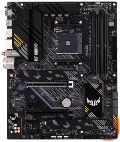 MB sAM4 ASUS TUF GAMING B550-PLUS WIFI II AMD B550, 4xDDR4-3200 МГц, 2xPCI-Ex16, 2xM.2, Standard-ATX