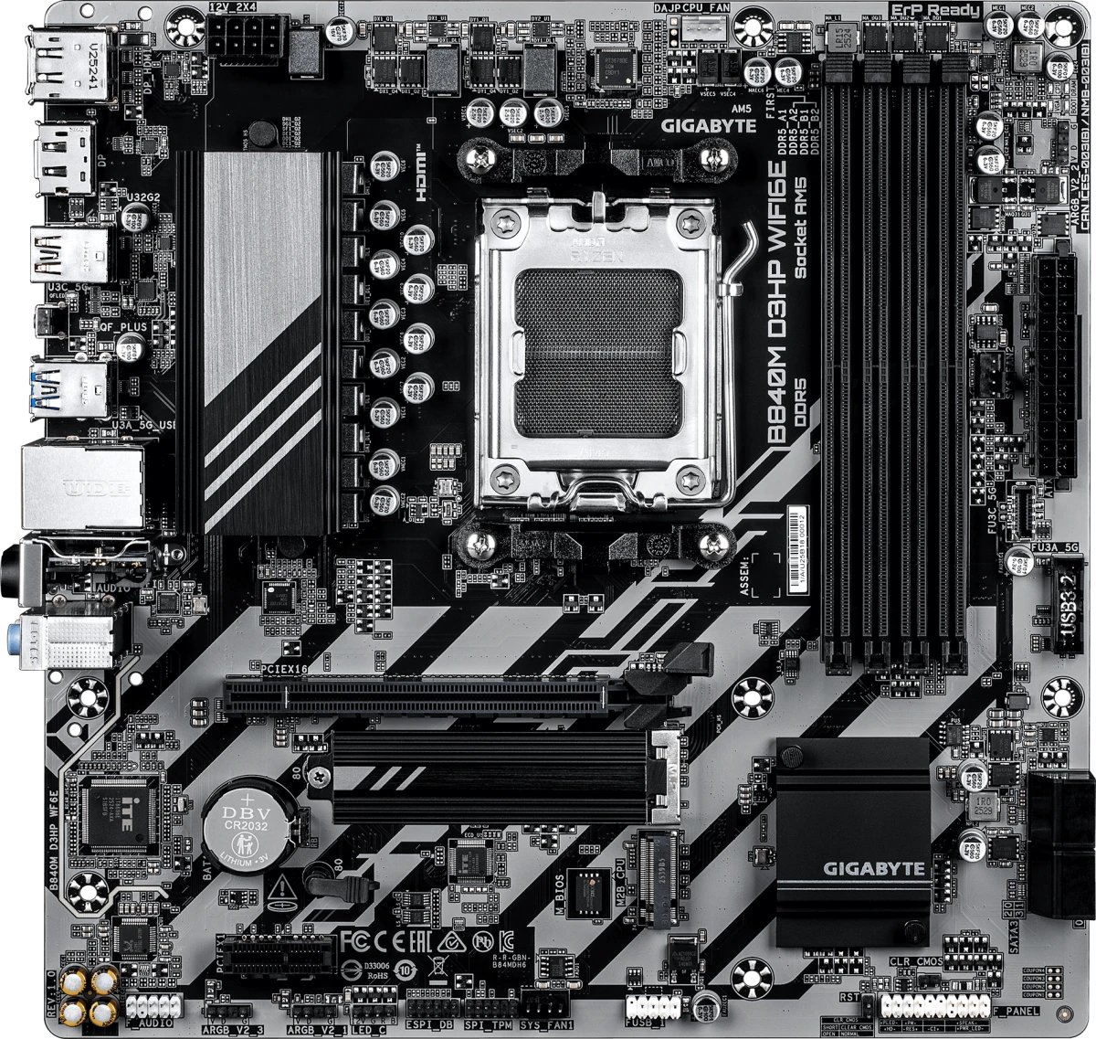 Материнская плата Gigabyte B840M D3HP Wifi6E