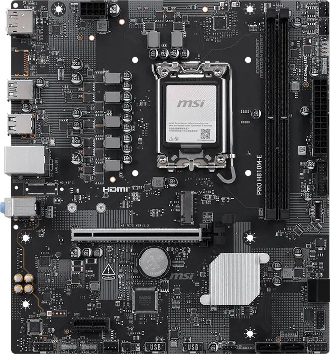 Материнская плата MSI Pro H810M-E