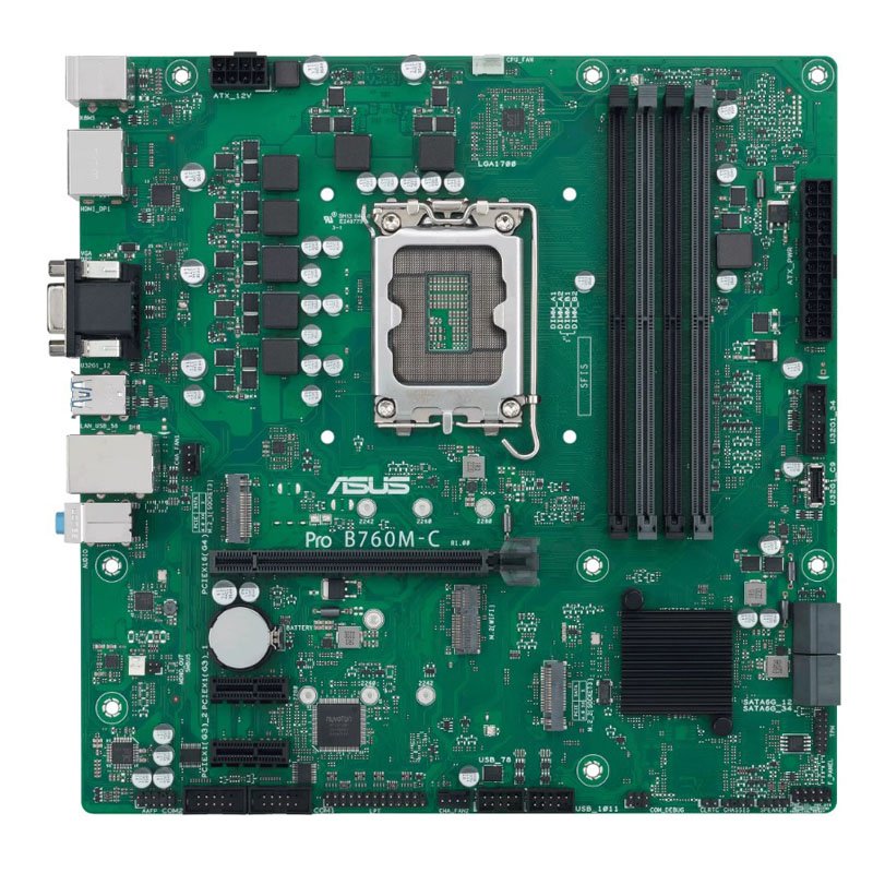 Материнская плата ASUS Pro B760M-C-CSM 90MB1DX0-M0EAYC