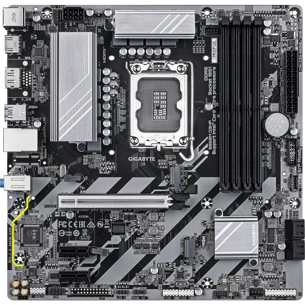 Материнская плата Gigabyte B860M D3HP