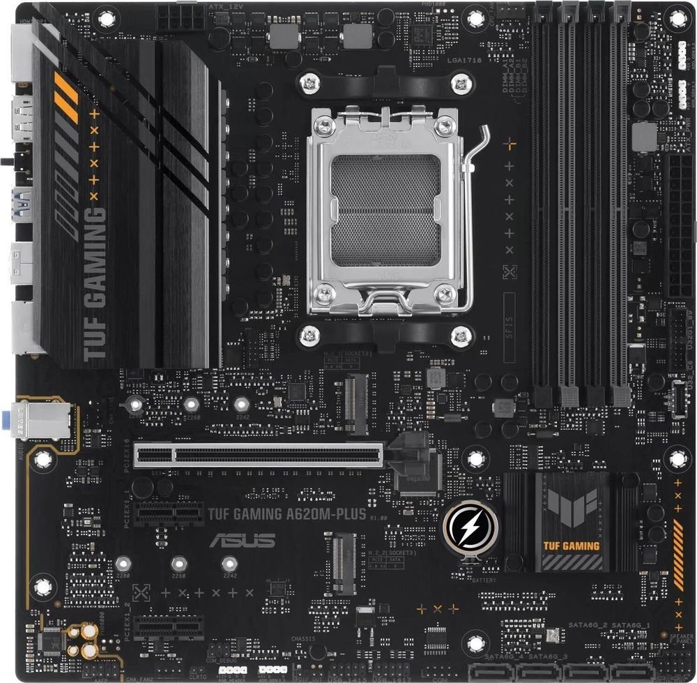 MB sAM5 ASUS TUF GAMING A620M-PLUS mATX 4xDDR5 PCIEx16 2xPCIEx1 2xM.2 2xDP HDMI 2.5GLAN (90MB1EZ0-M0EAY0)