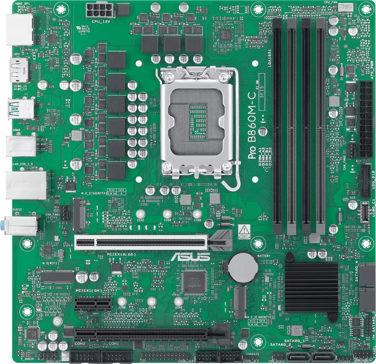 Материнская плата ASUS Pro B860M-C-CSM (90MB1MCP-M0EAYC)
