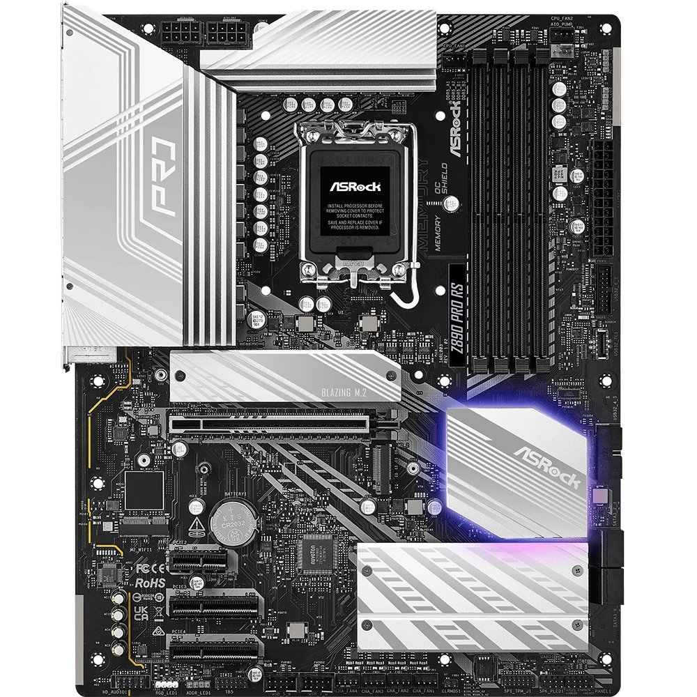 Материнская плата ASROCK Z890 Pro RS Intel Z890 Memory DDR5 1xUSB type C