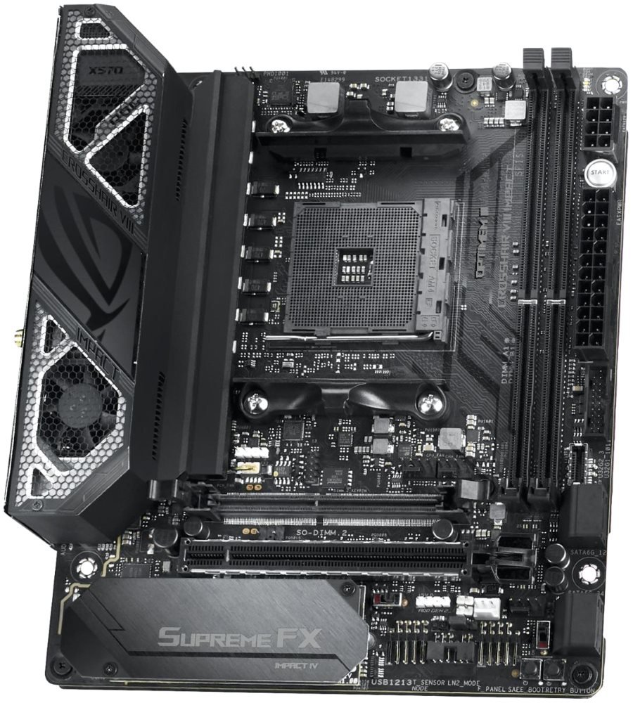 Материнская плата ASUS ROG Crosshair VIII IMPACT /ROG,AM4,X570,USB3.2,M.2,MB