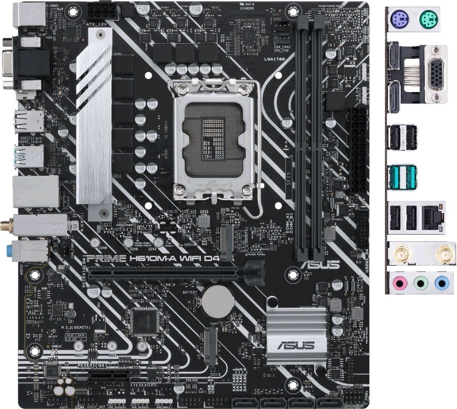 Материнская плата Asus Prime H610M-A WiFi D4