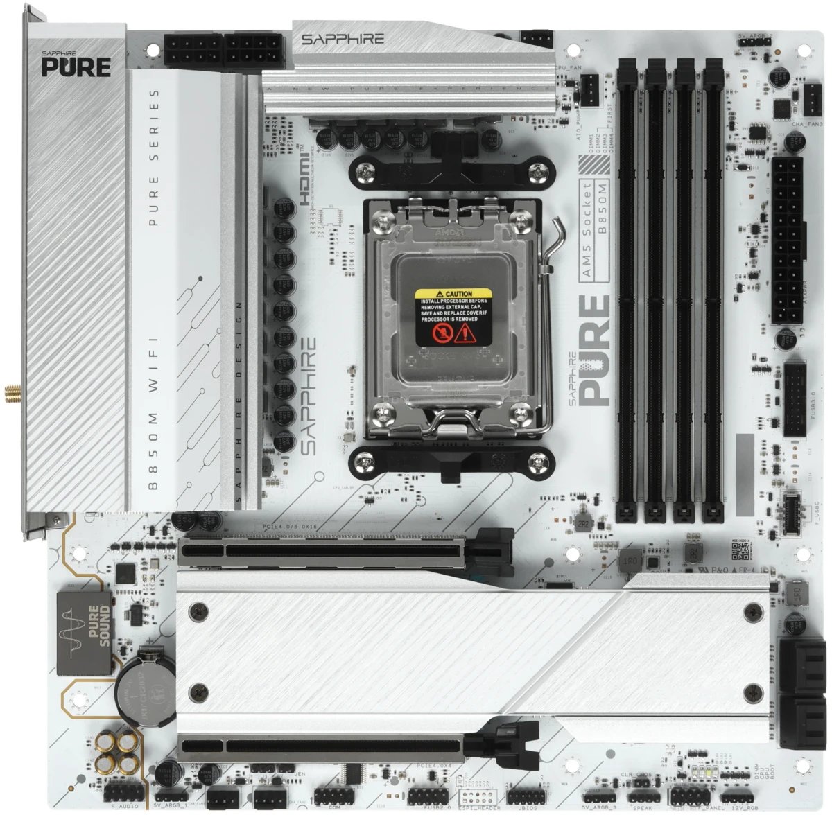 Материнская плата Sapphire Pure B850M Wifi (52123-02-40G)