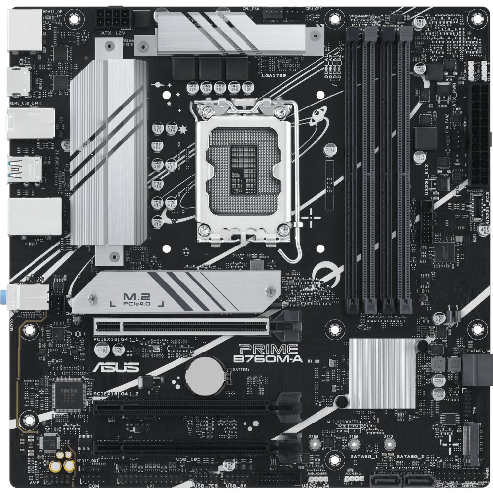 Материнская плата ASUS Prime B760M-A-CSM (90MB1EK0-M0EAYC)