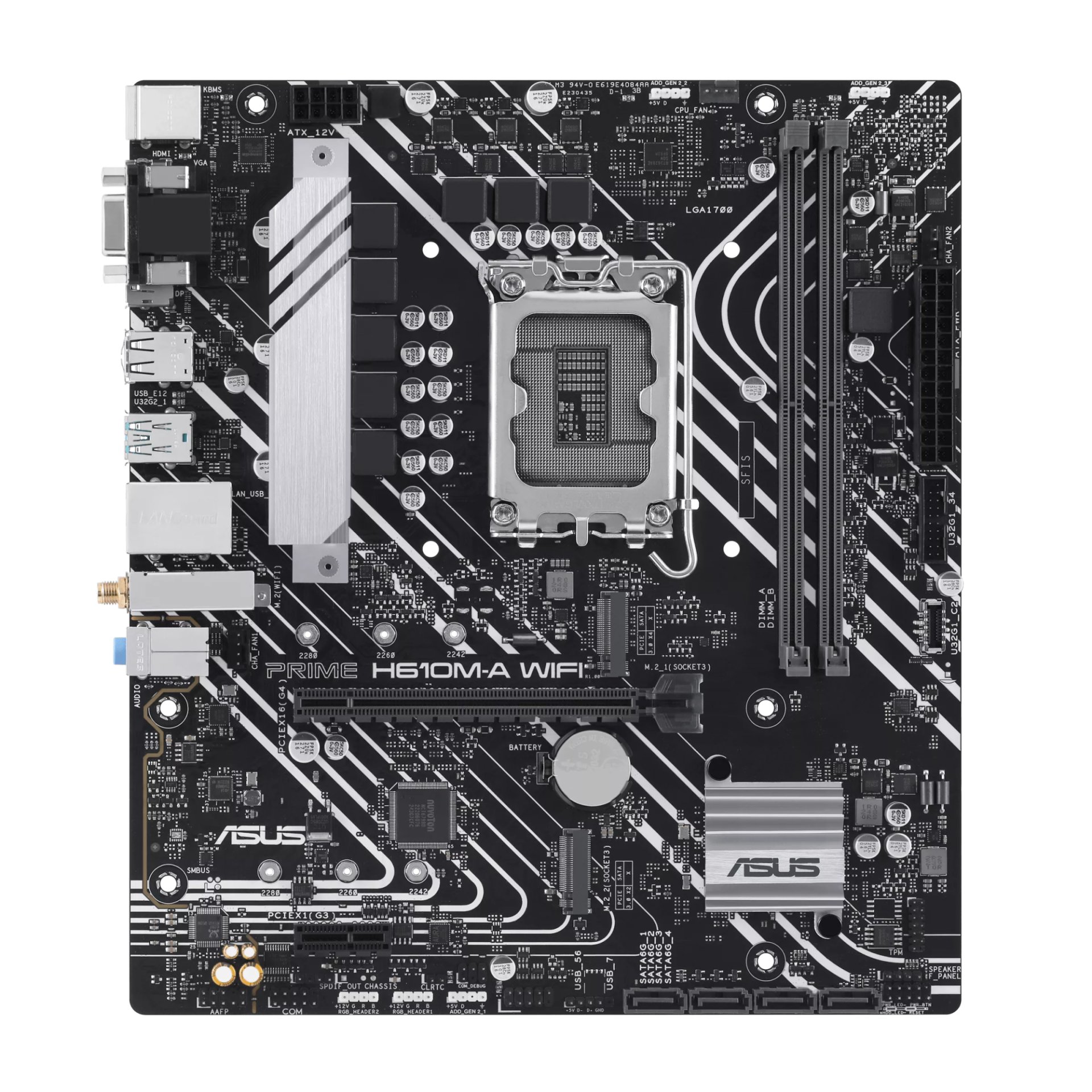 Материнская плата ASUS Prime H610M-A WIFI (90MB1G00-M0EAY0)