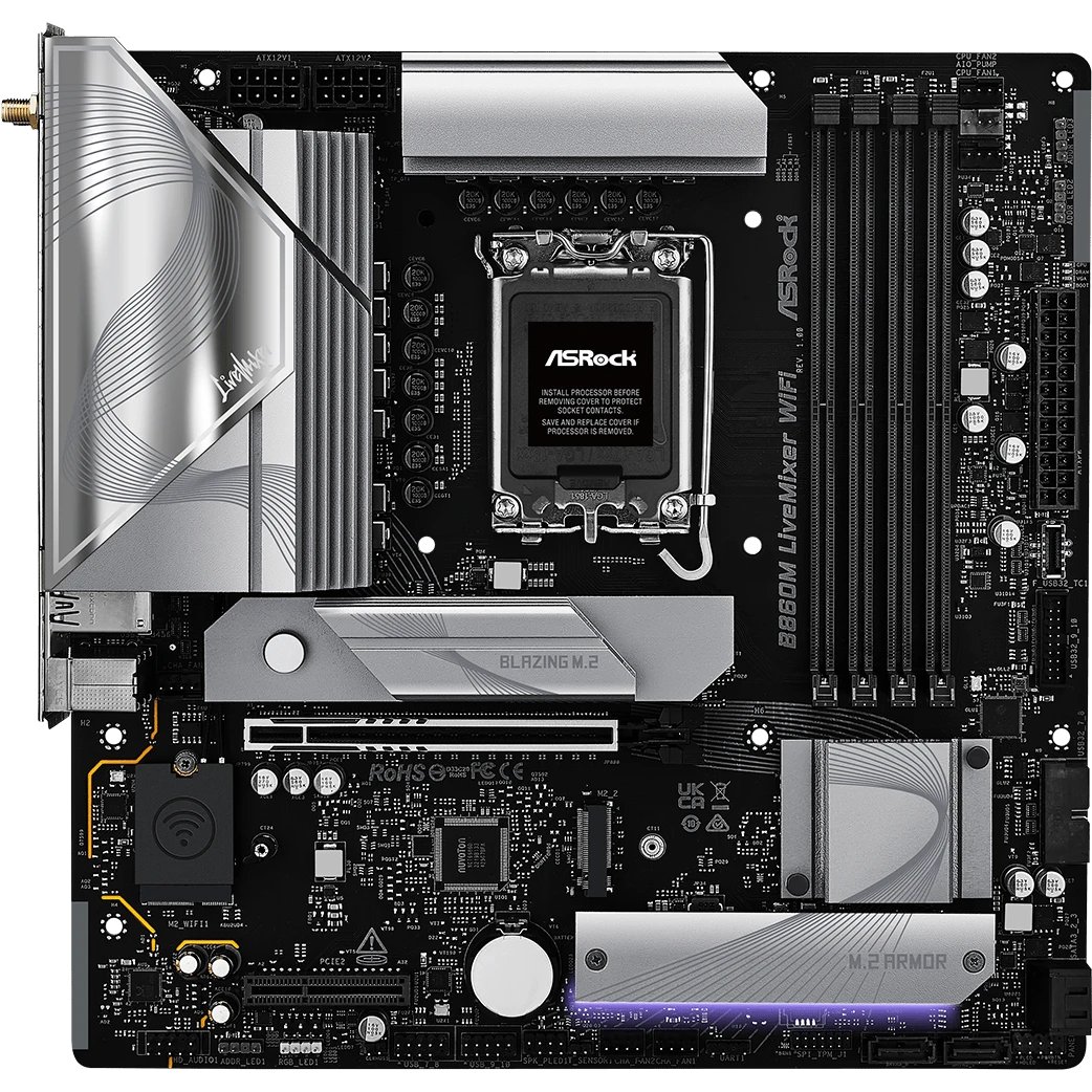 Материнская плата ASRock B860M LiveMixer Wifi