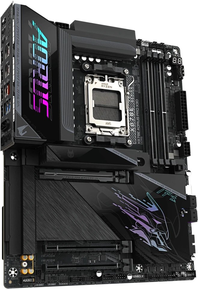 Материнская плата Gigabyte X870E Aorus Pro X3D