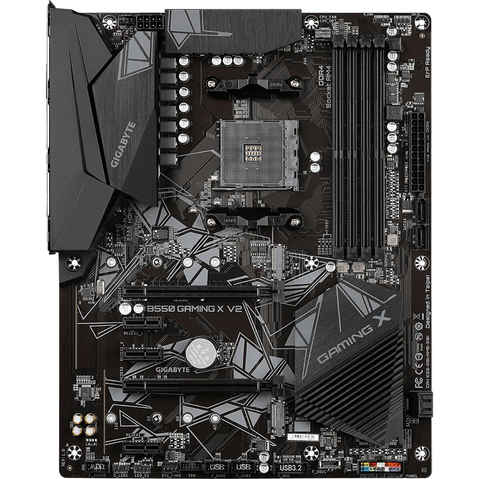 MB sAM4 Gigabyte B550 Gaming X V2, Socket AM4, AMD B550, 4xDDR4-3200, DVI-D+HDMI, 2xPCI-Ex16, 3xPCI-Ex1, 4xSATA3(RAID 0/1/10), 2xM.2, 8ChAudio, 1xGLan