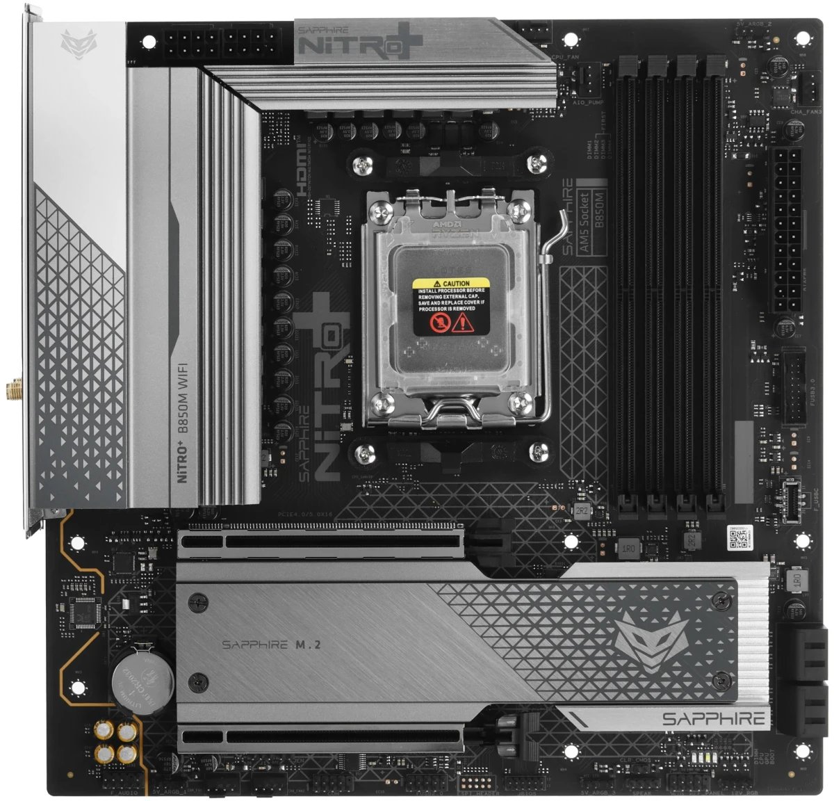 Материнская плата Sapphire Nitro+ B850M Wifi (52123-01-40G)
