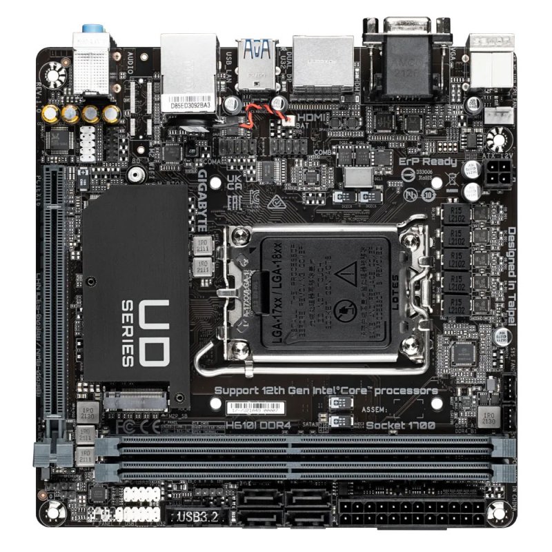 Материнская плата Gigabyte H610I DDR4