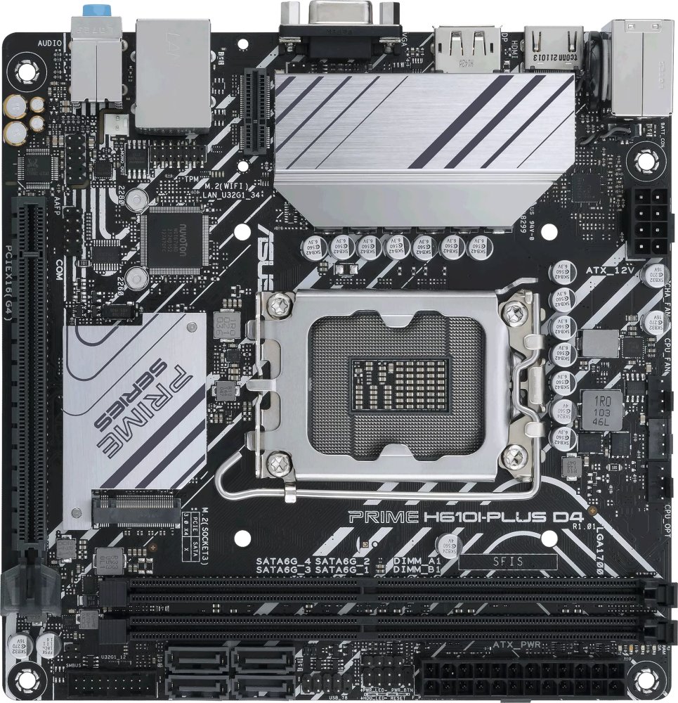 Материнская плата Asus PRIME H610I-Plus D4-CSM