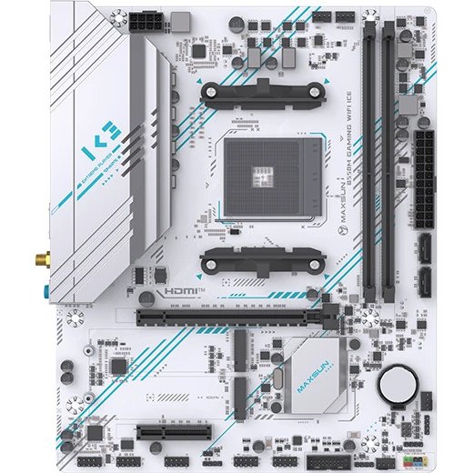 Материнская плата Maxsun MS-B550M Gaming Wifi Ice