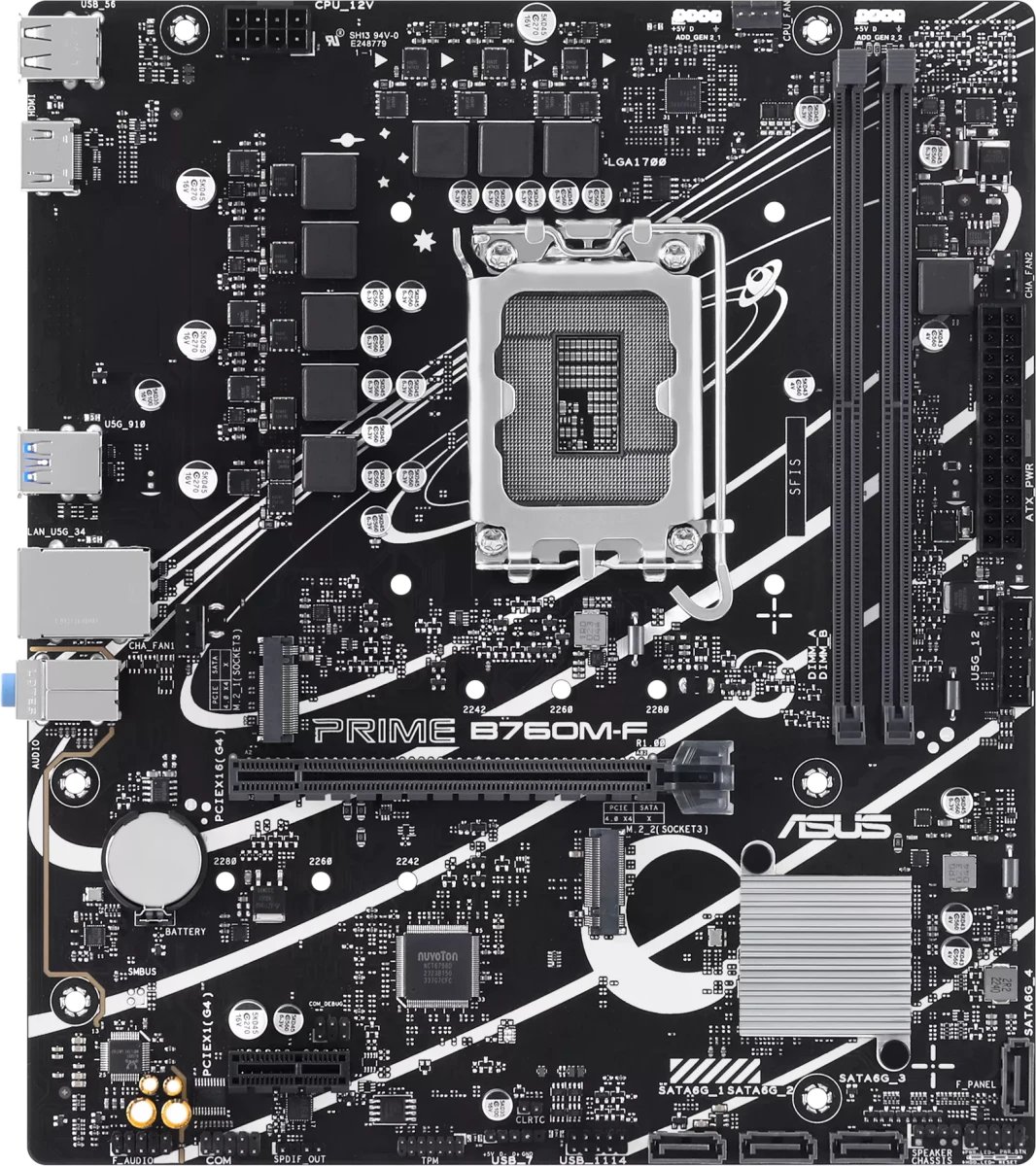 Материнская плата ASUS Prime B760M-F (90MB1IK0-M0EAY0)