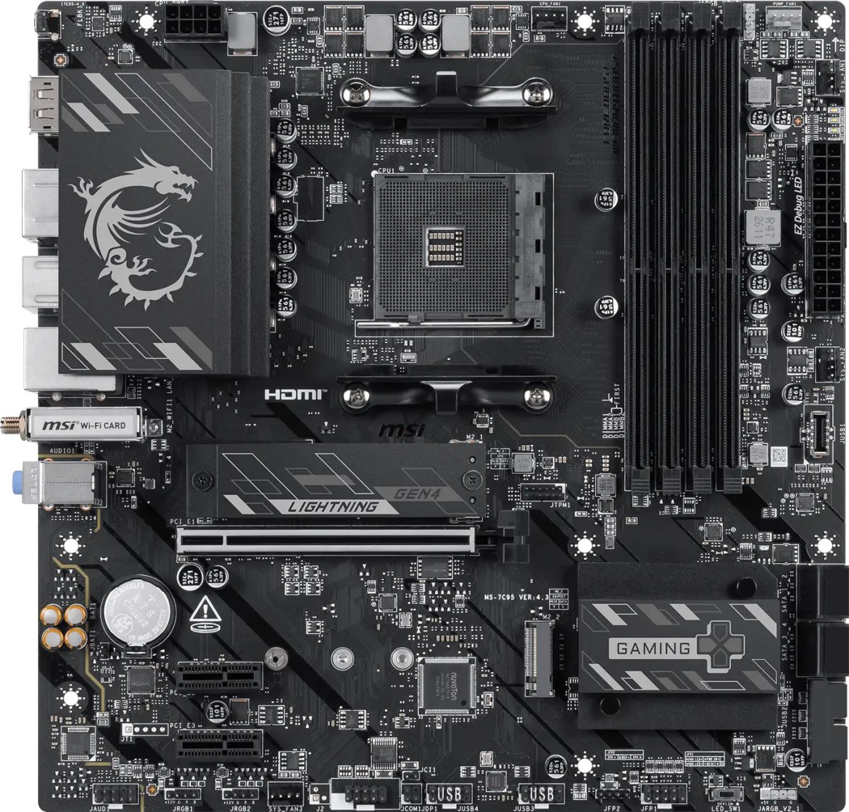 Материнская плата MSI B550M Gaming Plus Wifi6E