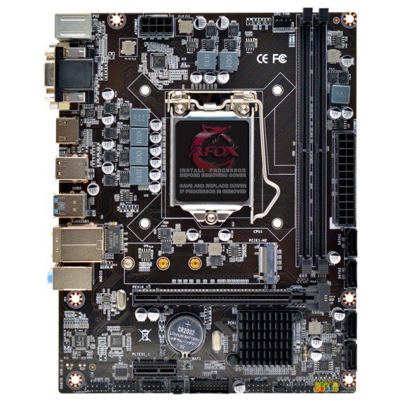MB s1200 AFOX IH510-MA2-V2 mATX 2xDDR4 PCIEx16 PCIEx1 M.2 HDMI DVI VGA