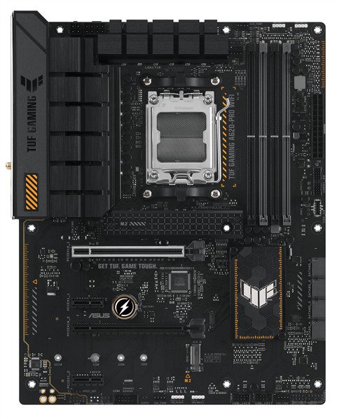 MB sAM5 ASUS TUF GAMING A620-PRO WIFI ATX 4xDDR5 2xPCIEx16 2xPCIEx1 2xM.2 USB-C HDMI DP 2.5GLAN Wi-Fi 6 (90MB1FR0-M0EAY0)