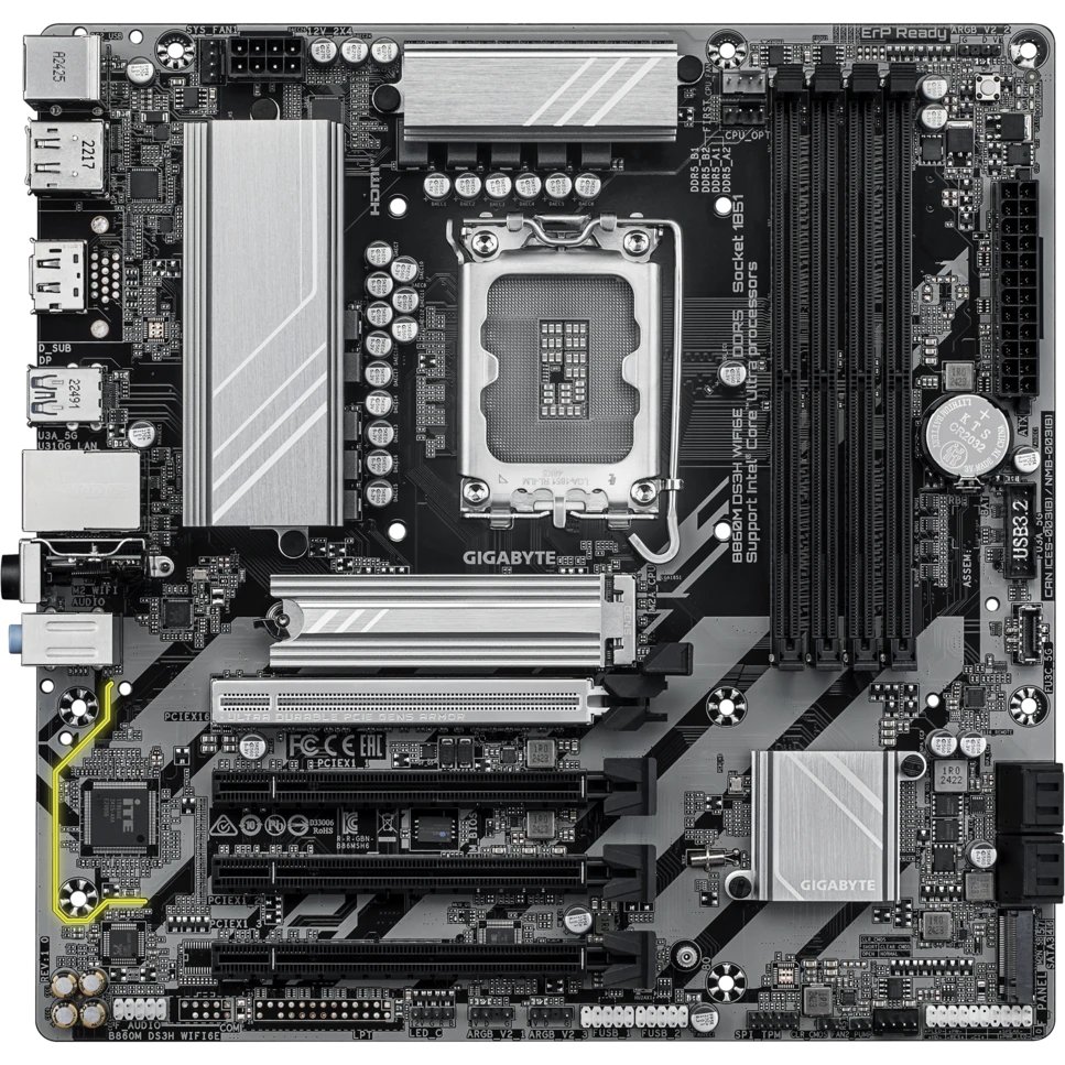 Материнская плата Gigabyte B860M DS3H Wifi6E