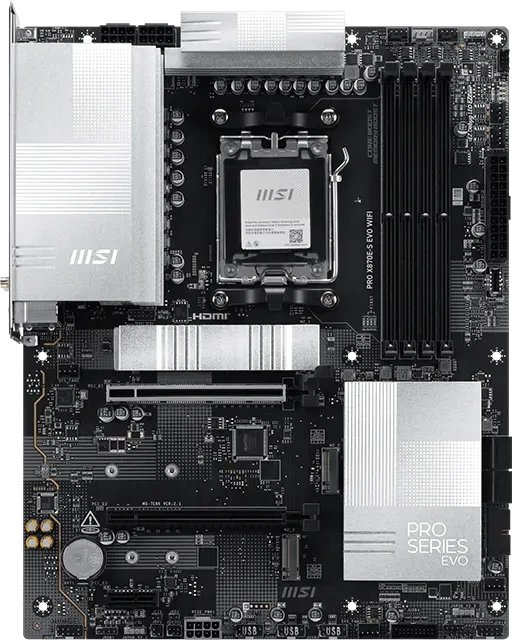 Материнская плата MSI Pro X870E-S Evo Wifi