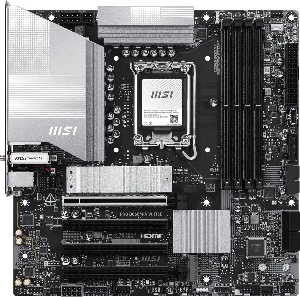 Материнская плата MSI Pro B860M-A Wifi6E